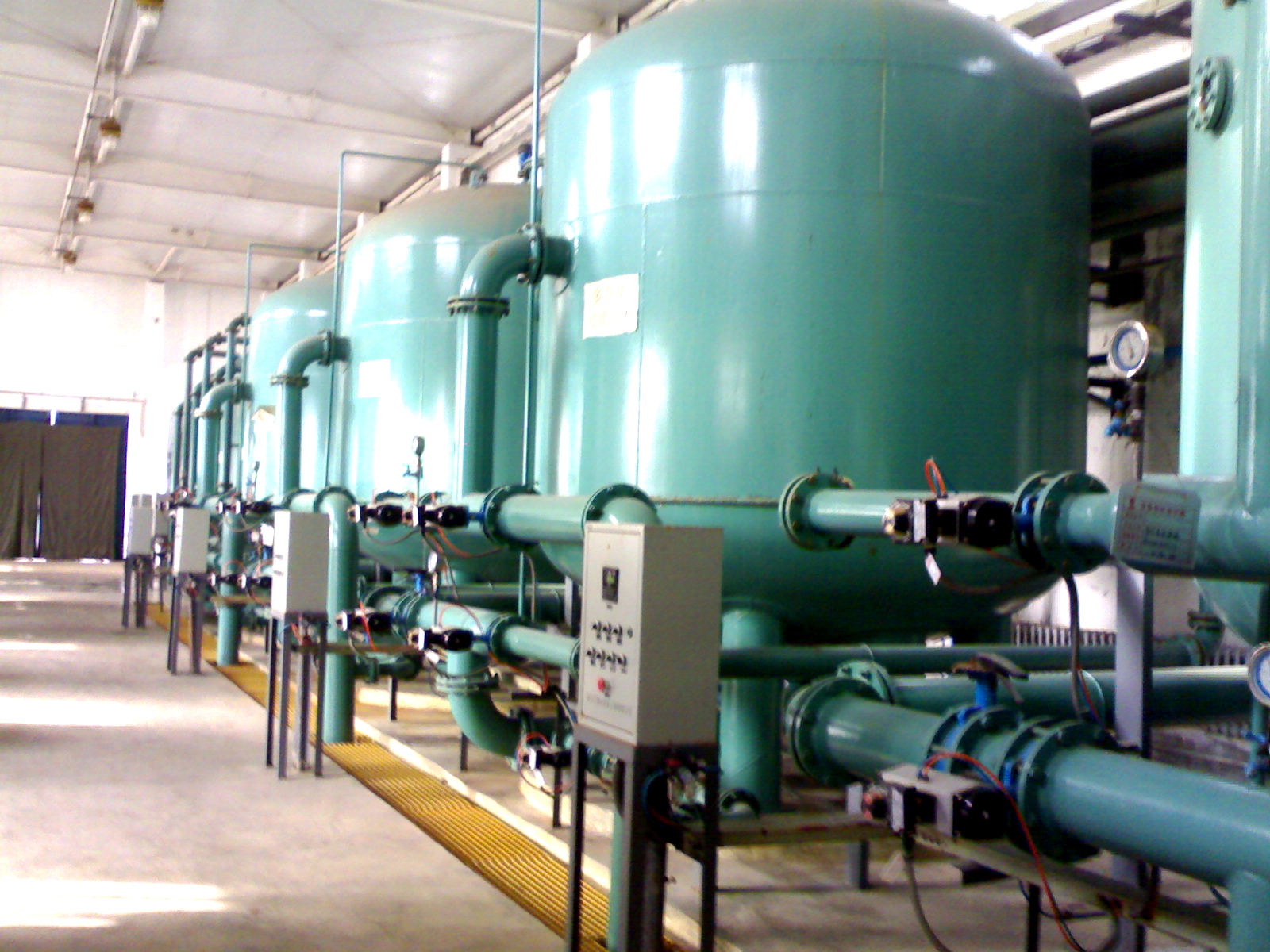 某瓷厂污水处理系统更换填料